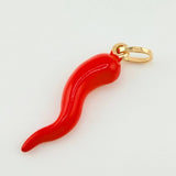 Dije Chile Jalapeño 1.3gr / 1 1/4 in / Oro Amarillo +4 18K