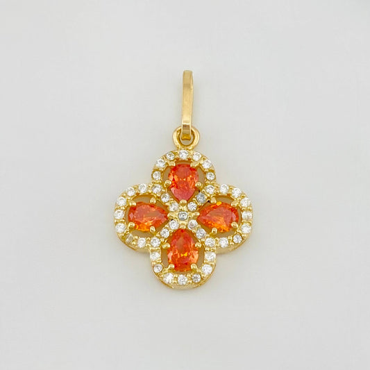 Dije Trebol 1.65 g / 3/4 in Oro Amarillo 18K