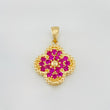 Clover Pendant 2.9 g / 3/4 in 18K Yellow Gold