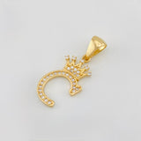 Dije Corona Letra C 1.5 g / 1 in Oro Amarillo 18K