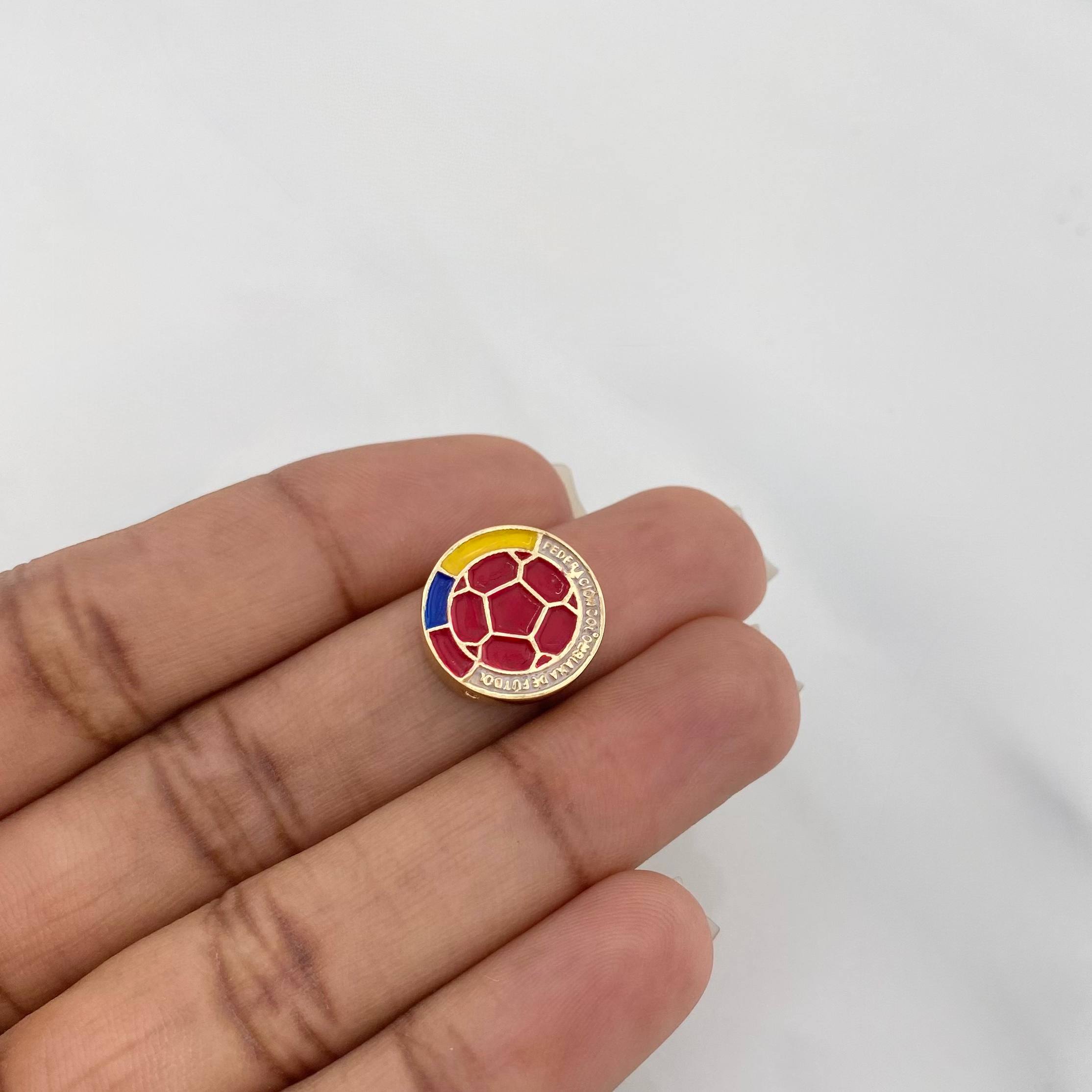 Herraje Escudo Selección 2.6 g / 1/2 in Oro Amarillo 18K