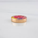 Herraje Escudo Selección 2.45 g / 1/2 in Oro Rosa 18K