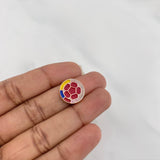 Herraje Escudo Selección 2.45 g / 1/2 in Oro Rosa 18K