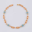 Rustic Bracelet Crown 3.45g / 7 1/2 in / 4.2mm Two-tone White Rose Gold 18K