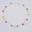 Tobillera Mariposas Colgantes 3.55g / 10 1/4 in / 1.2mm Plata 925