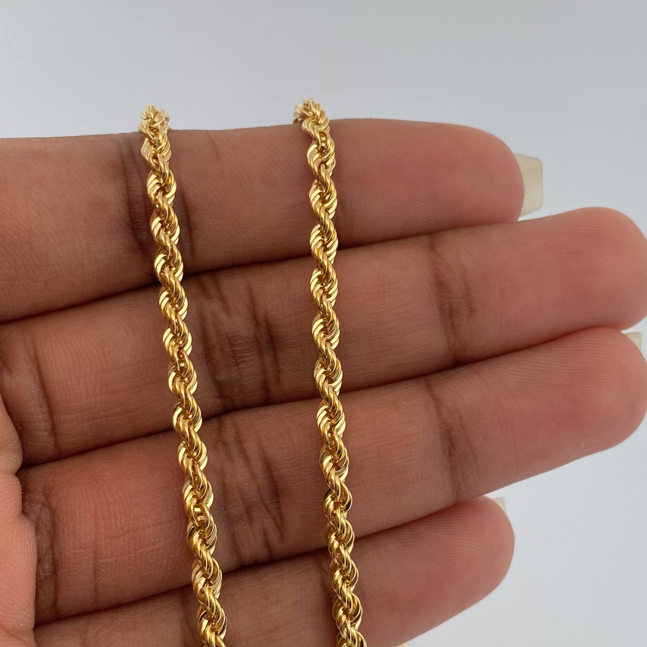 Cadena Lazo 7.35gr / 23 3/4 in / 3.08mm Oro Amarillo +3 18K $