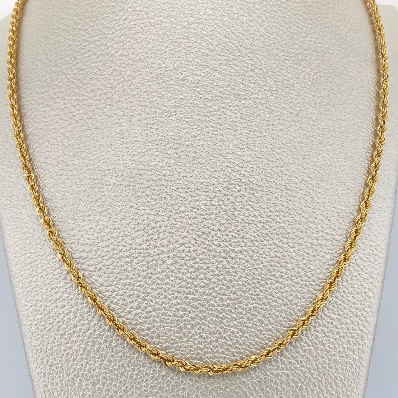 Cadena Lazo 7.35gr / 23 3/4 in / 3.08mm Oro Amarillo +3 18K $