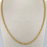 Cadena Lazo 7.35gr / 23 3/4 in / 3.08mm Oro Amarillo +3 18K $