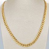 Cadena Cubana 12.4gr / 24 1/4 in / 5.75mm Oro Amarillo +1 18K %