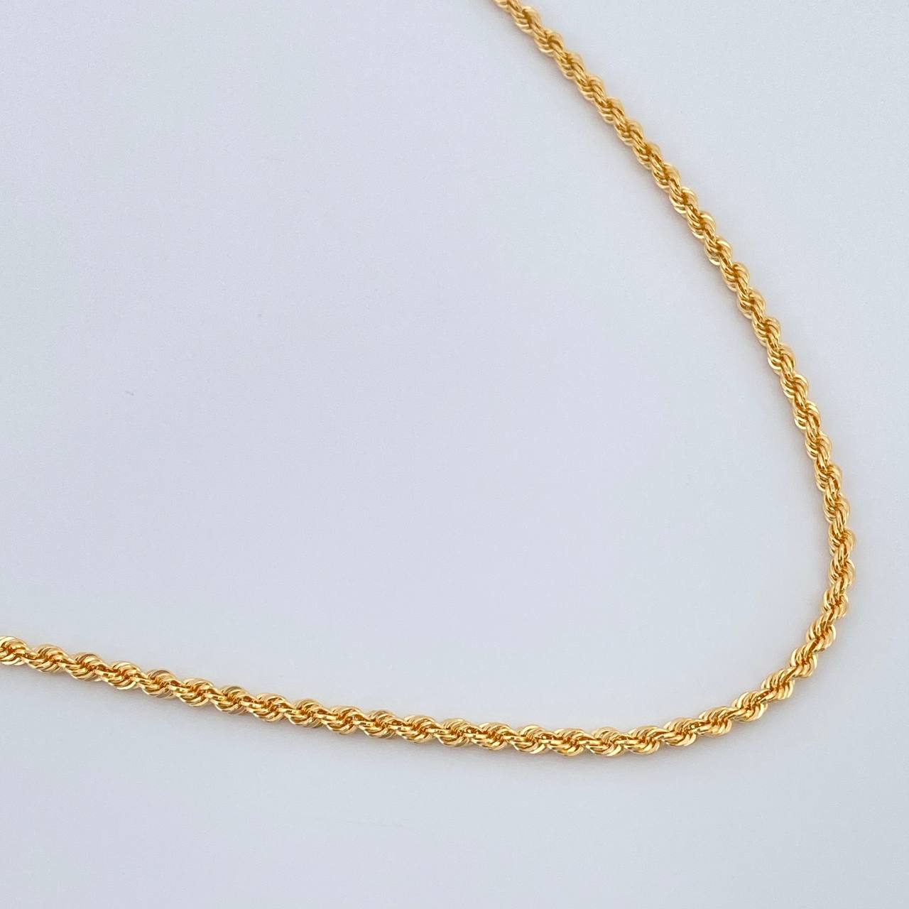 Cadena Lazo 3.2gr / 19 3/4 in / 2.1mm Oro Amarillo +3 18K %