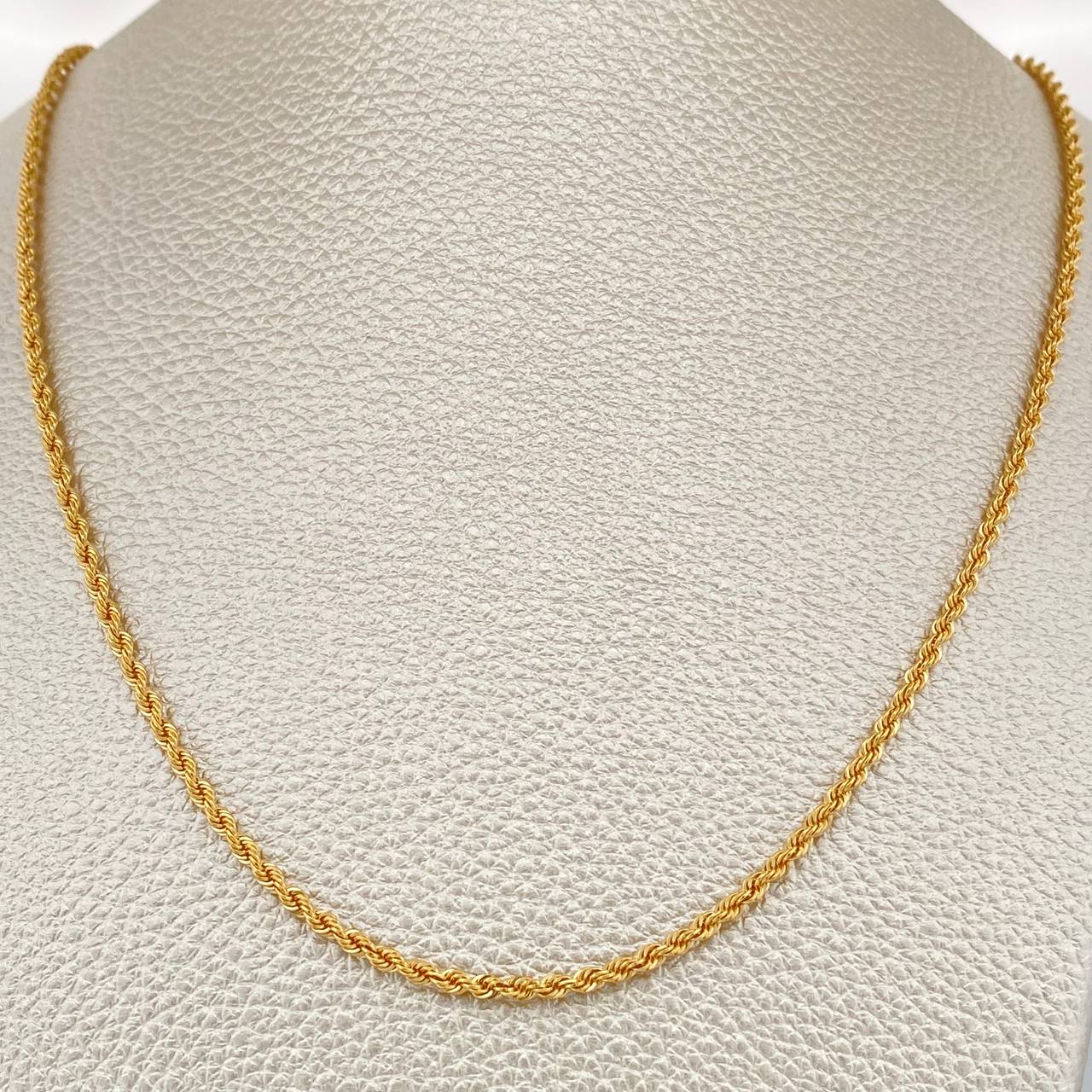 Cadena Lazo 3.85gr / 24 in / 2.1mm Oro Amarillo +3 18K %