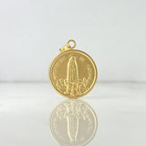 Dije Virgen De Fatima 2.05gr / 2.2cm / Oro Amarillo 18K ©