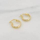 Hoop Earrings Susi 1.05 g / 1/2 in 18K Yellow Gold