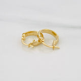 Hoop Earrings Susi 1.05 g / 1/2 in 18K Yellow Gold