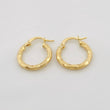 Candongas Kataleya 1.3 g / 3/4 in Oro Amarillo 18K