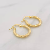 Candongas Kataleya 1.3 g / 3/4 in Oro Amarillo 18K