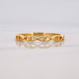 Infinity Ring 1.6 g / T6 3/4 Yellow Gold 18K