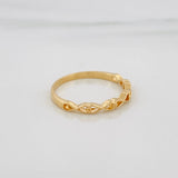 Infinity Ring 1.6 g / T6 3/4 Yellow Gold 18K