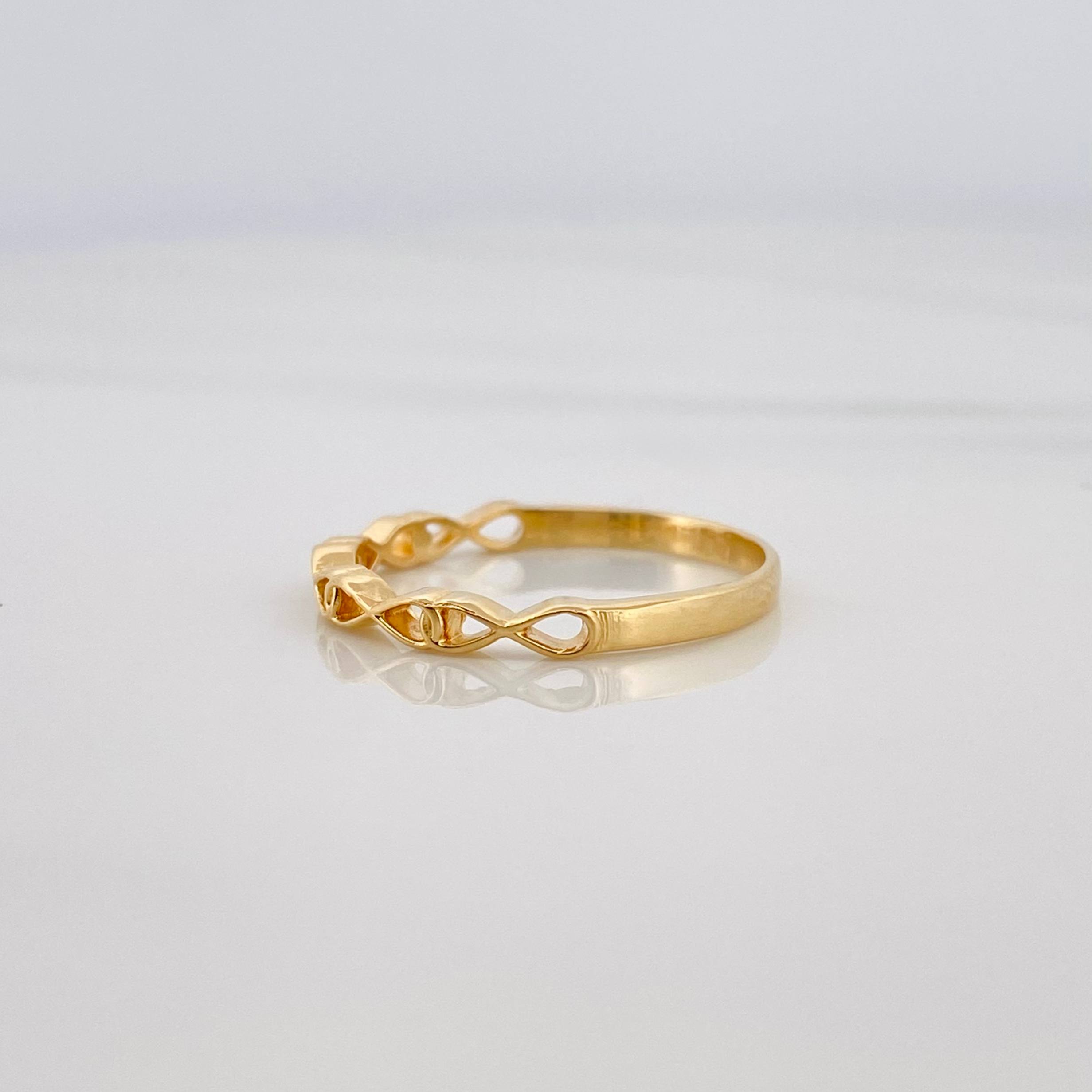 Infinity Ring 1.6 g / T6 3/4 Yellow Gold 18K