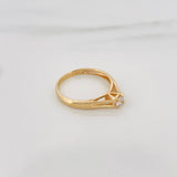 Anillo Solitario 2.05 g / T6 3/4 Oro Amarillo 18K