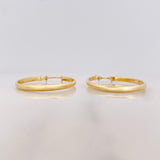 Candongas Taliana 1.8 g / 1 1/4 in Oro Amarillo 18K