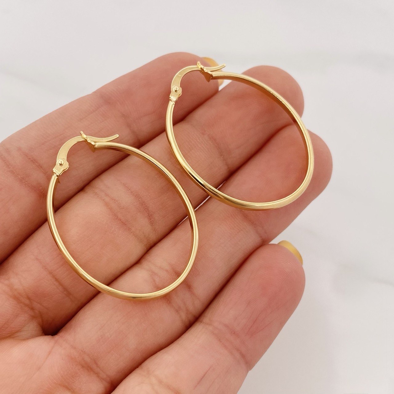 Candongas Taliana 1.8 g / 1 1/4 in Oro Amarillo 18K