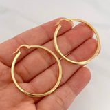 Candongas Andy 2.75 g / 1 1/2 in Oro Amarillo 18K