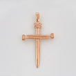 Pendant Cross 3.7 g / 1 3/4 in 18K Rose Gold