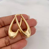 Candongas Lagrima 5.25 g / 20 in Oro Amarillo 18K