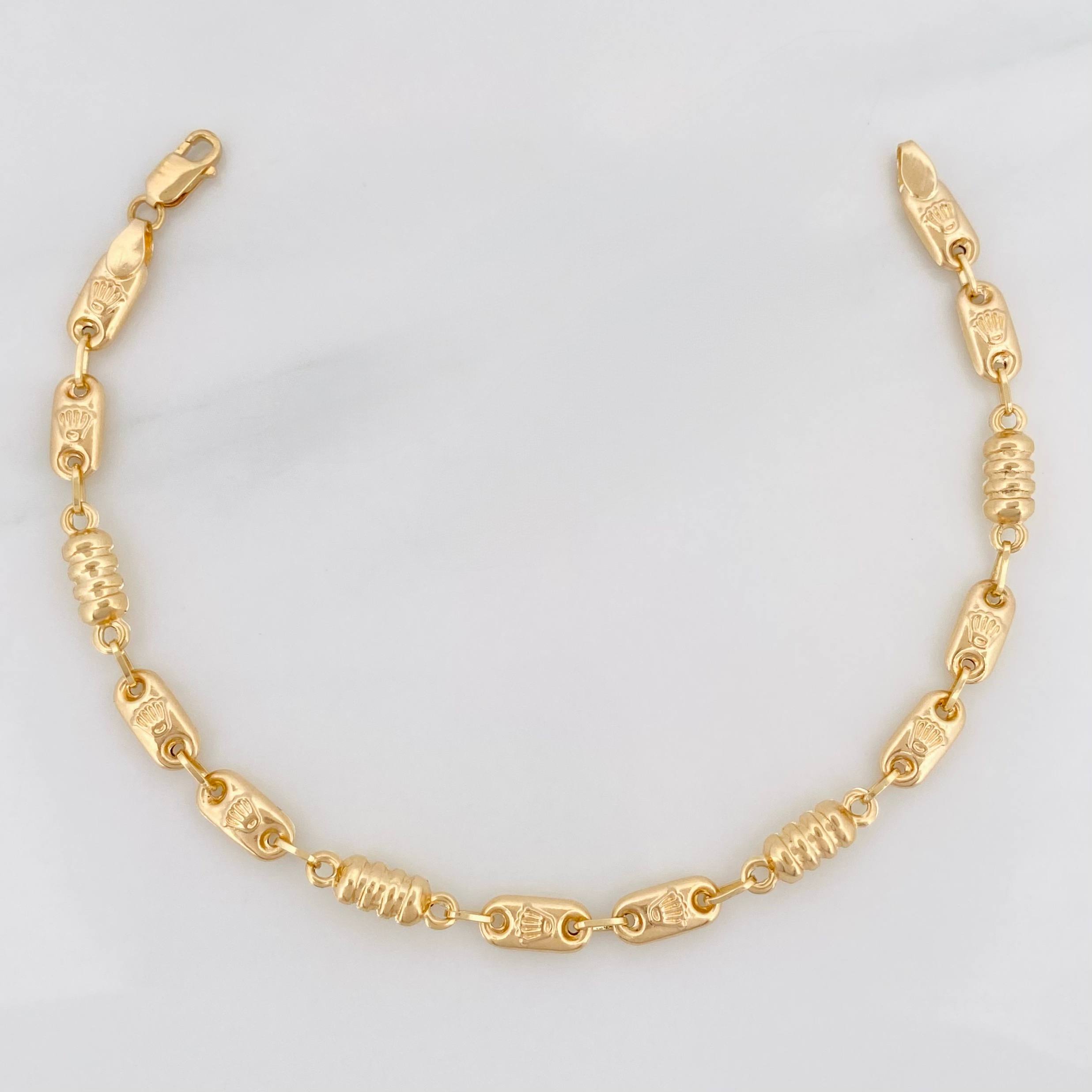 Pulso Rustico Corona 3.8 g / 7 in / 4.15 mm Oro Amarillo 18K