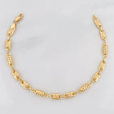 Bracelet Rustic Crown 3.4 g / 7 in / 4 mm Yellow Gold 18K