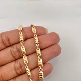 Bracelet Rustic Crown 3.4 g / 7 in / 4 mm Yellow Gold 18K