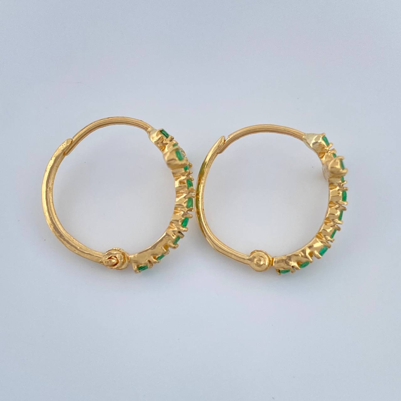 Candongas Cruz 2.25gr / 1/2 in / Oro Amarillo 18K %