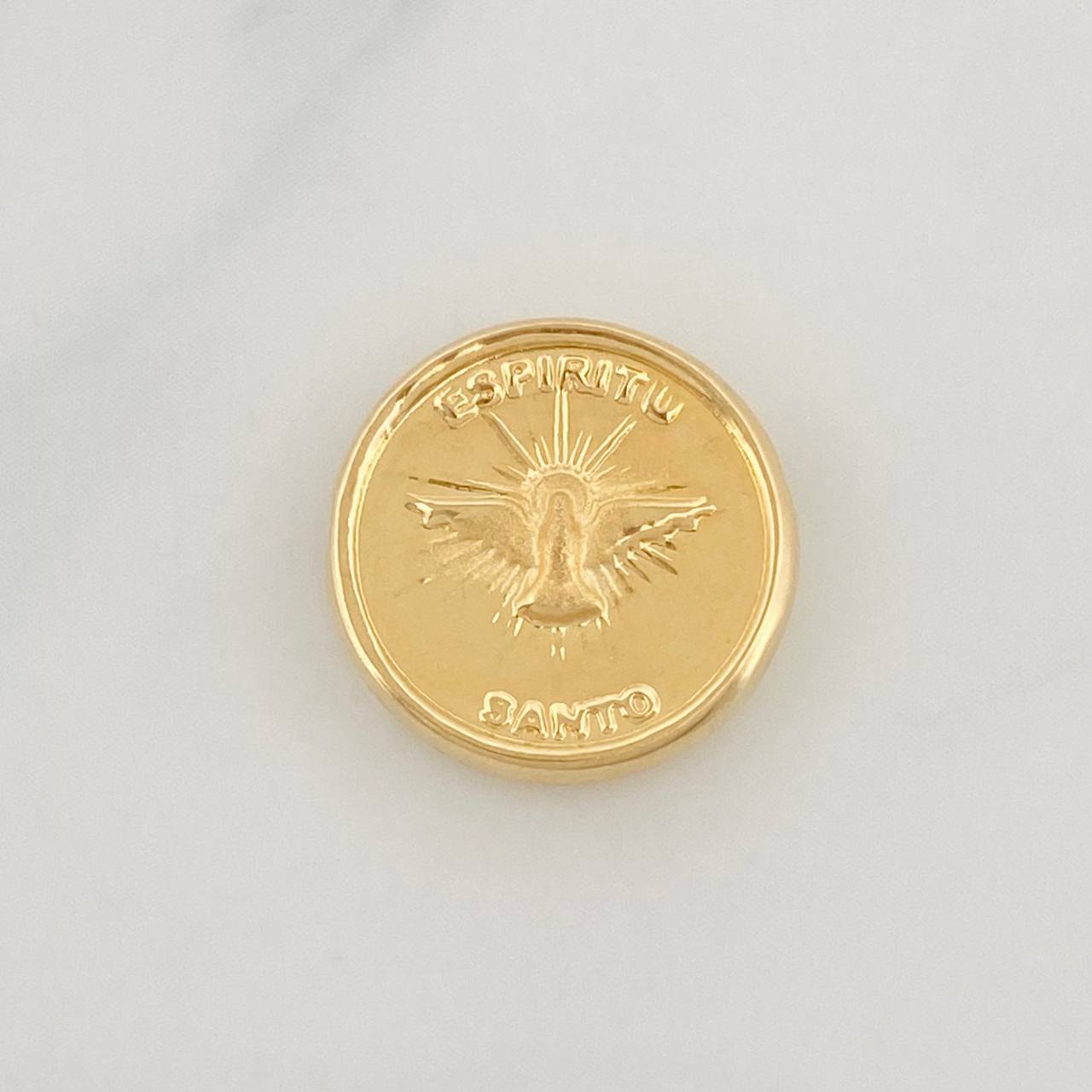 Charm Holy Spirit 0.8g / 1/2 in Yellow Gold 18K