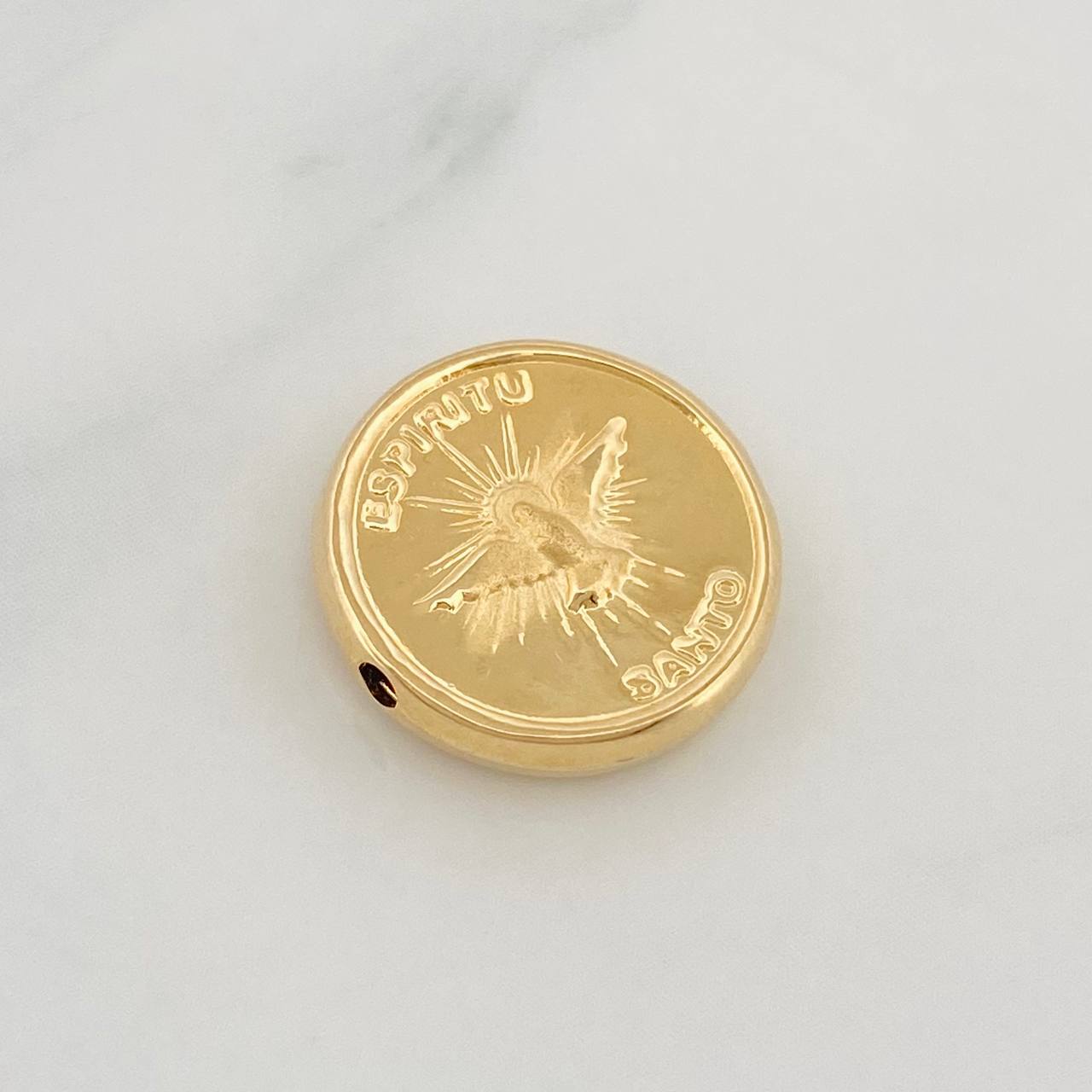 Charm Holy Spirit 0.8g / 1/2 in Yellow Gold 18K