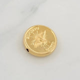Charm Holy Spirit 0.8g / 1/2 in Yellow Gold 18K
