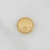 Charm Crown 0.55g / 1/2 in Yellow Gold 18K