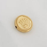 Charm Crown 0.55g / 1/2 in Yellow Gold 18K