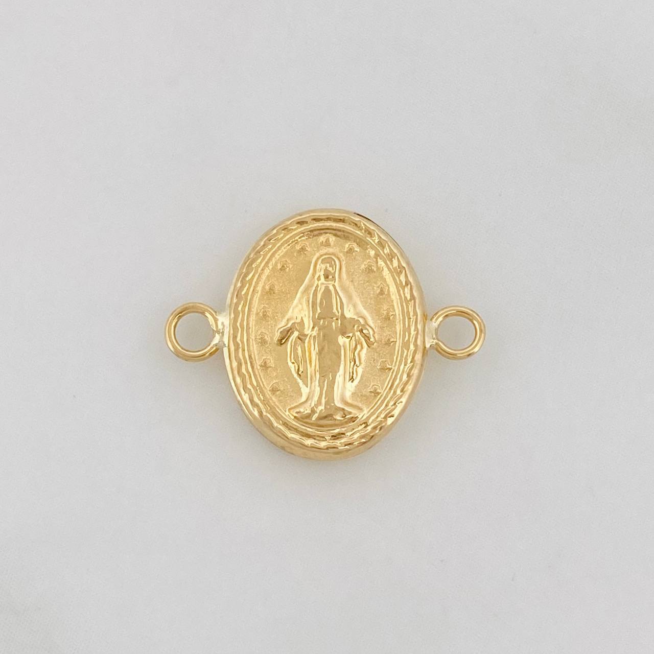 Charm Miraculous Virgin 0.55g / 1/2 in 18K Yellow Gold