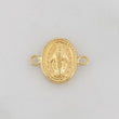 Miraculous Virgin Charm 0.55g / 3/4 in Yellow Gold 18K