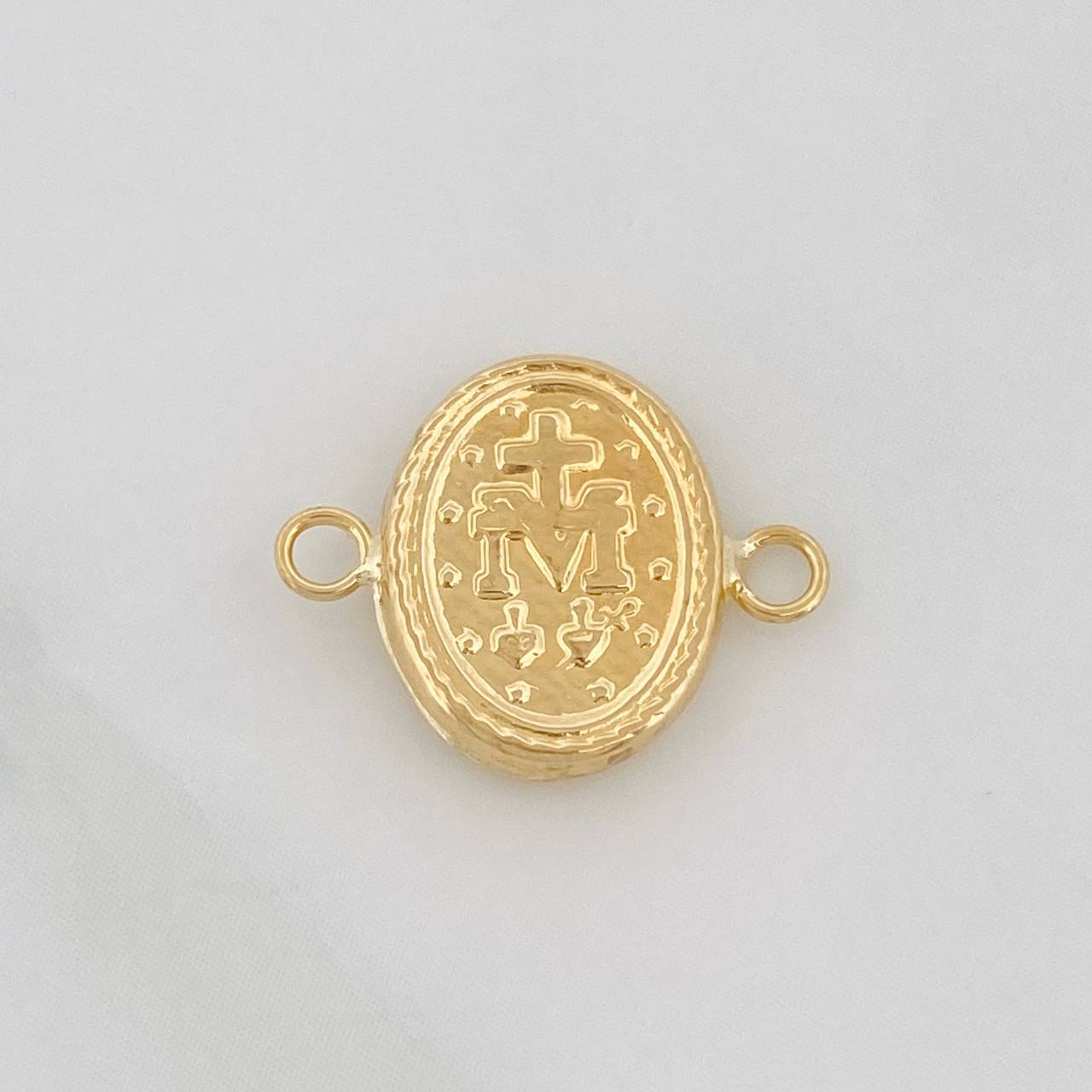 Miraculous Virgin Charm 0.55g / 3/4 in Yellow Gold 18K