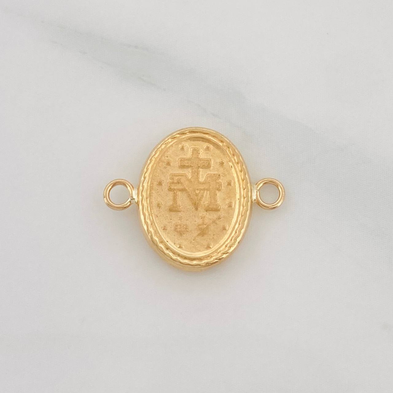 Charm Miraculous Virgin 0.55g / 1/2 in 18K Yellow Gold