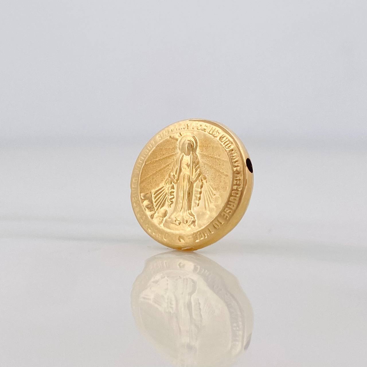 Charm Miraculous Virgin 0.6g / 1/2 in Yellow Gold 18K