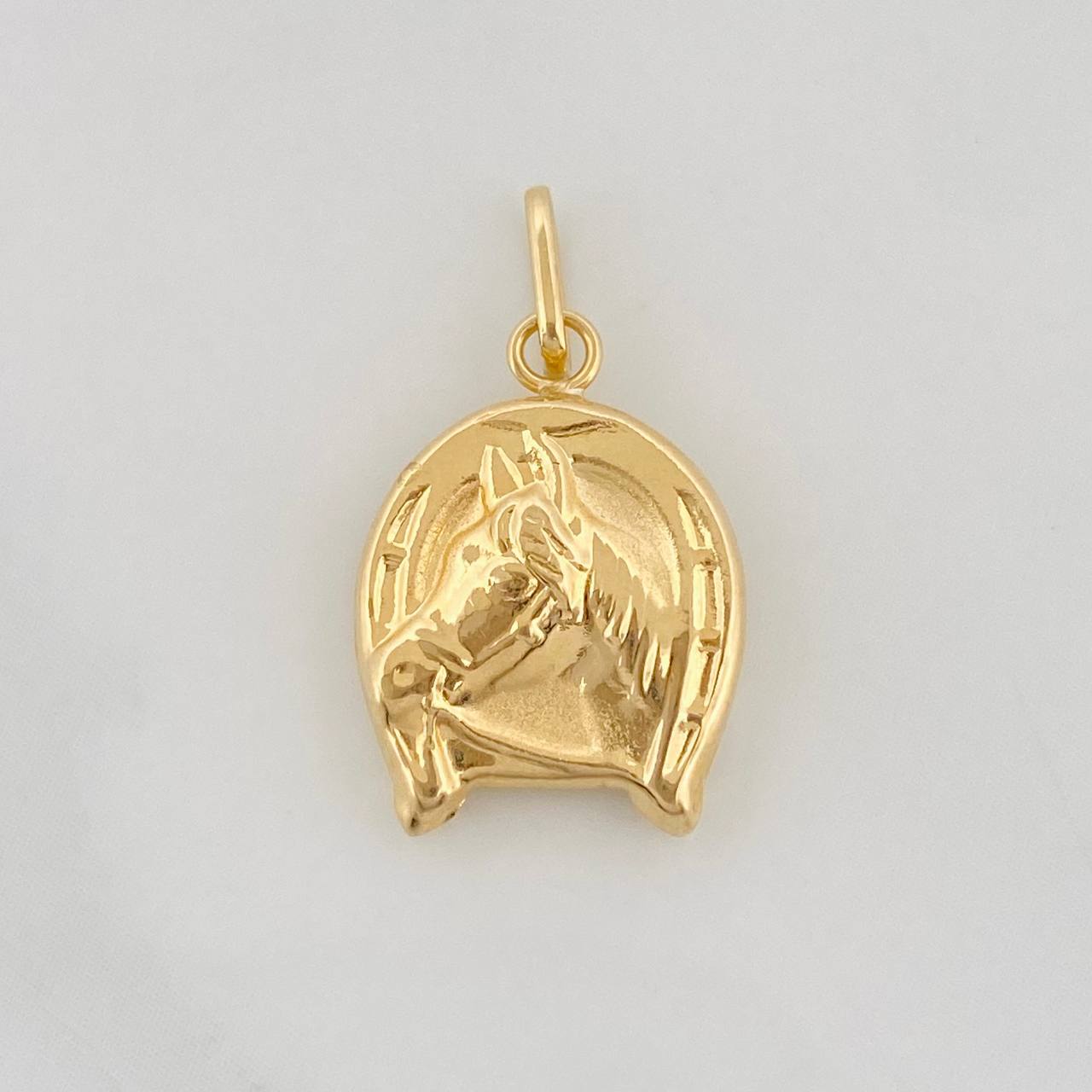 Pendant Horse Shoe 0.6g / 3/4 in Yellow Gold 18K