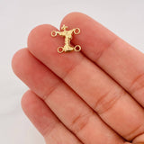 Saint Michael Archangel Charm 0.35g / 1/2 in Yellow Gold 18K