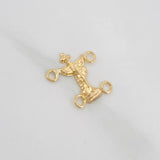 Saint Michael Archangel Charm 0.35g / 1/2 in Yellow Gold 18K