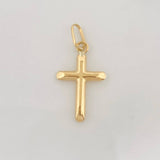 Cross Pendant 0.35g / 3/4 in Yellow Gold 18K