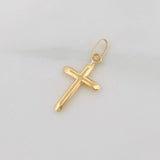 Cross Pendant 0.35g / 3/4 in Yellow Gold 18K
