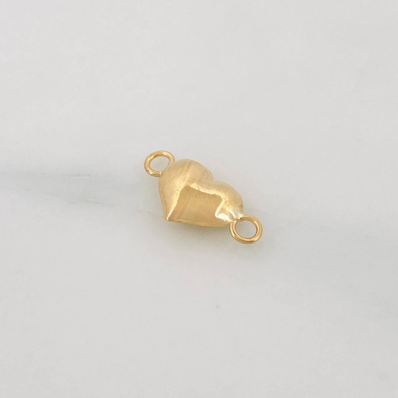 Charm Heart 0.25g / 1/2 in 18K Yellow Gold