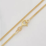 Cadena Mini Cubana 1.95g / 24 in / 1.4mm Oro Amarillo 18K